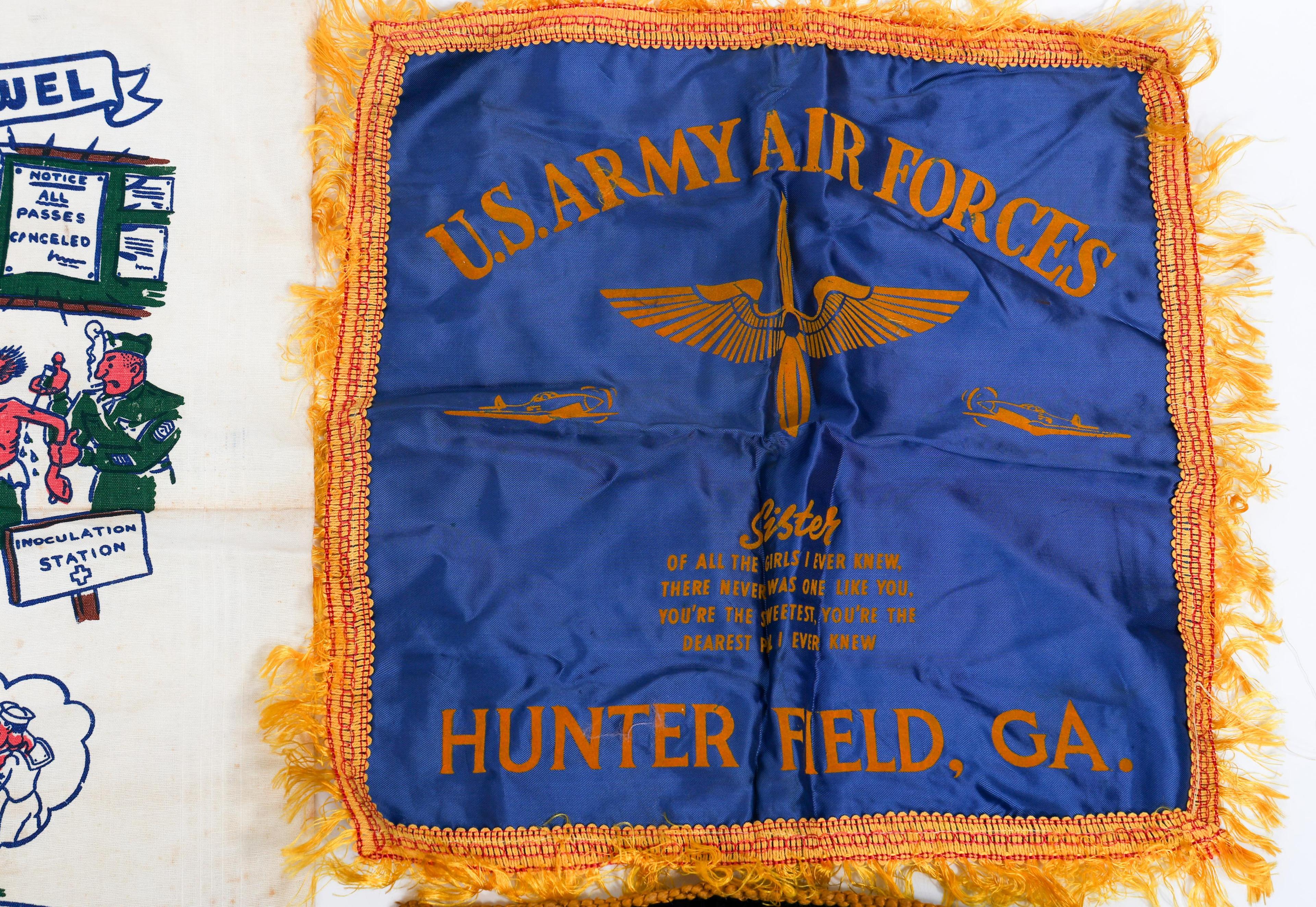 WWII US ARMED FORCES MOTHERS PILLOW SHAMS