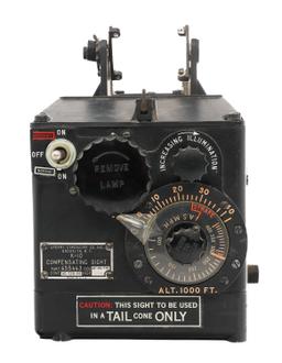 WWII USAAF AERIAL GUNNER K-10 COMPENSATING SIGHT