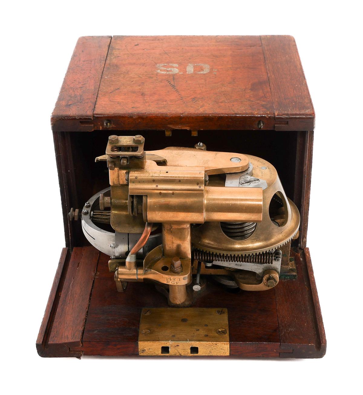 WWI BRITISH ROYAL NAVY TORPEDO GYROSCOPE