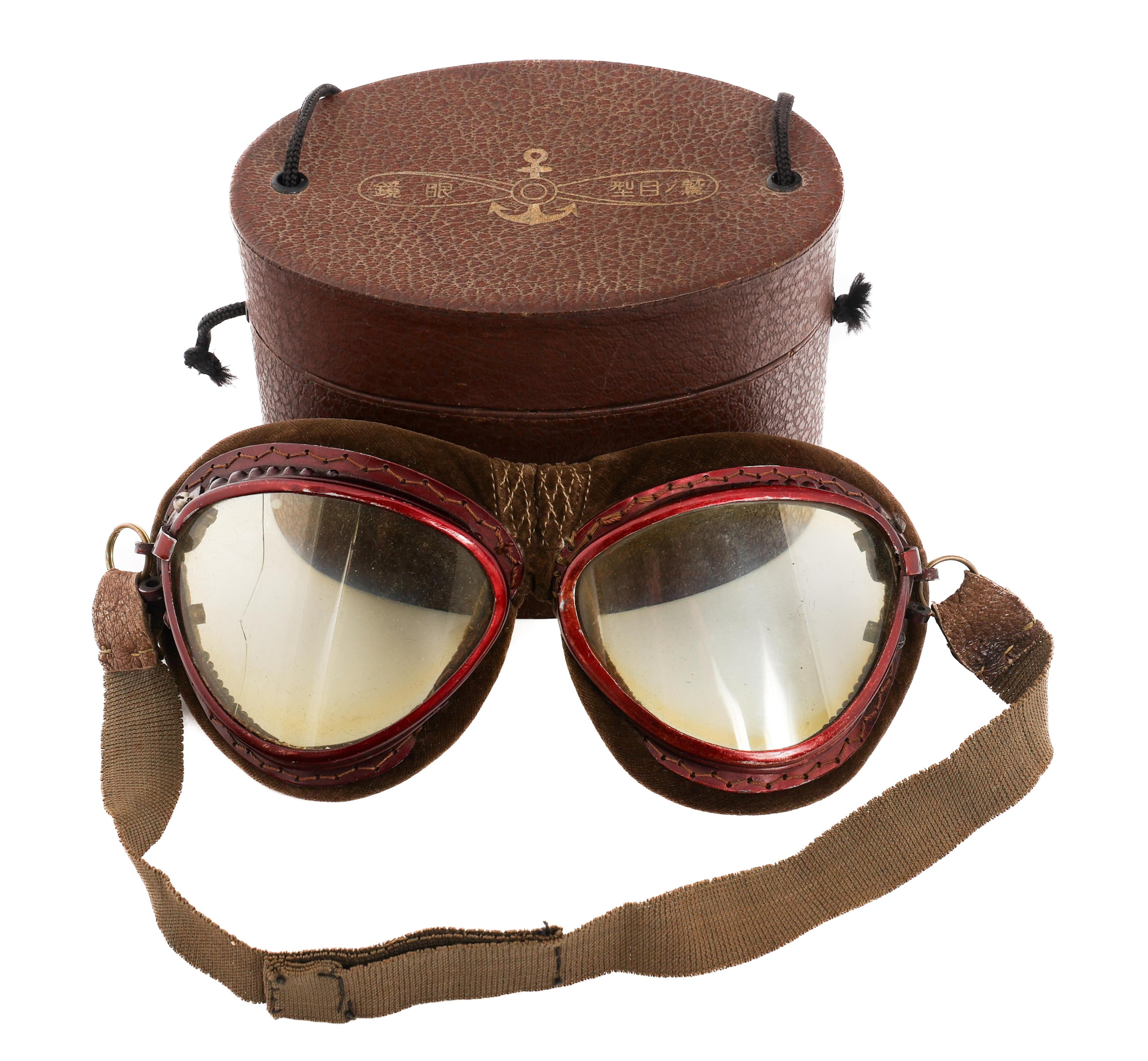 WWII IMPERIAL JAPANESE NAVY PILOT GOGGLES