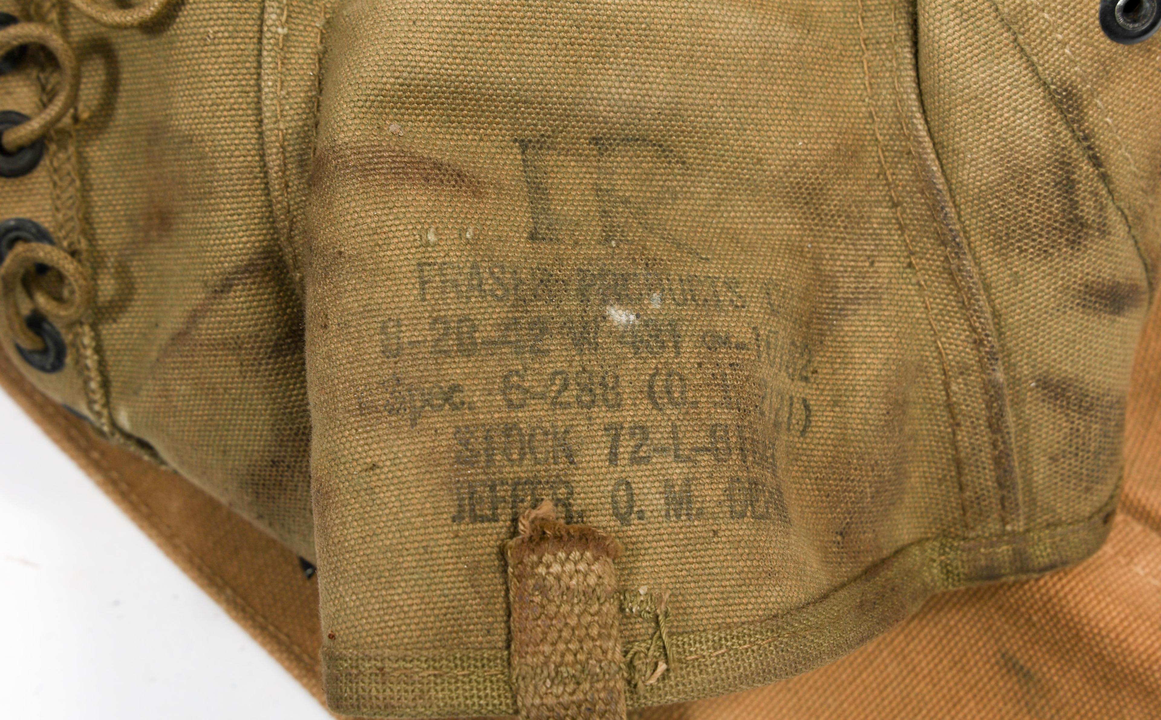 WWII US ARMY CARTRIDGE BELT & FIELD GEAR