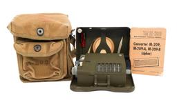WWII US ARMY SIGNAL CORPS M-209-B CODING MACHINE