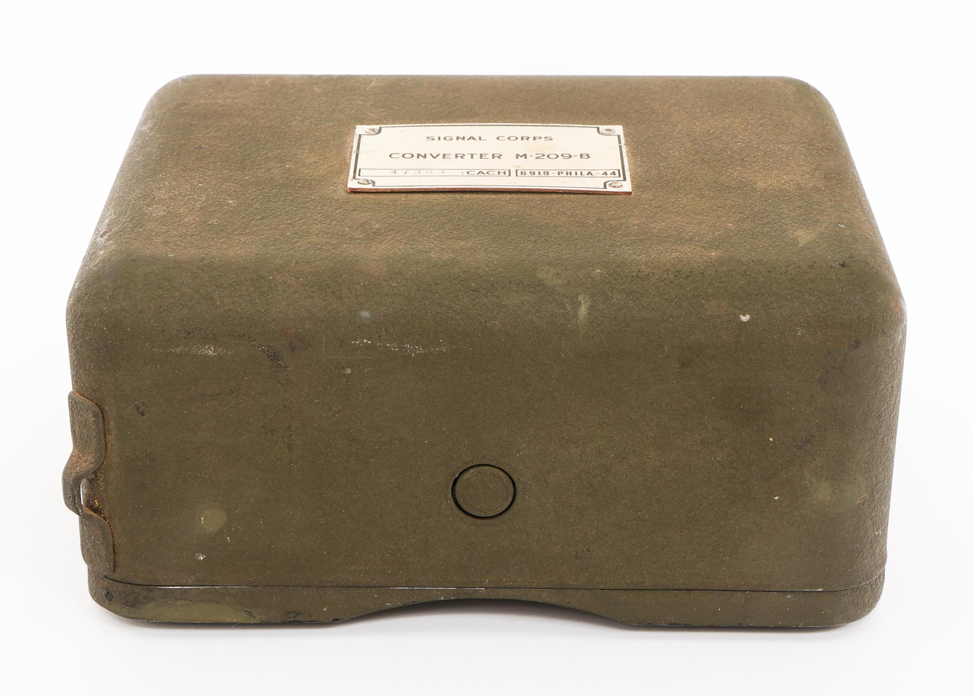 WWII US ARMY SIGNAL CORPS M-209-B CODING MACHINE