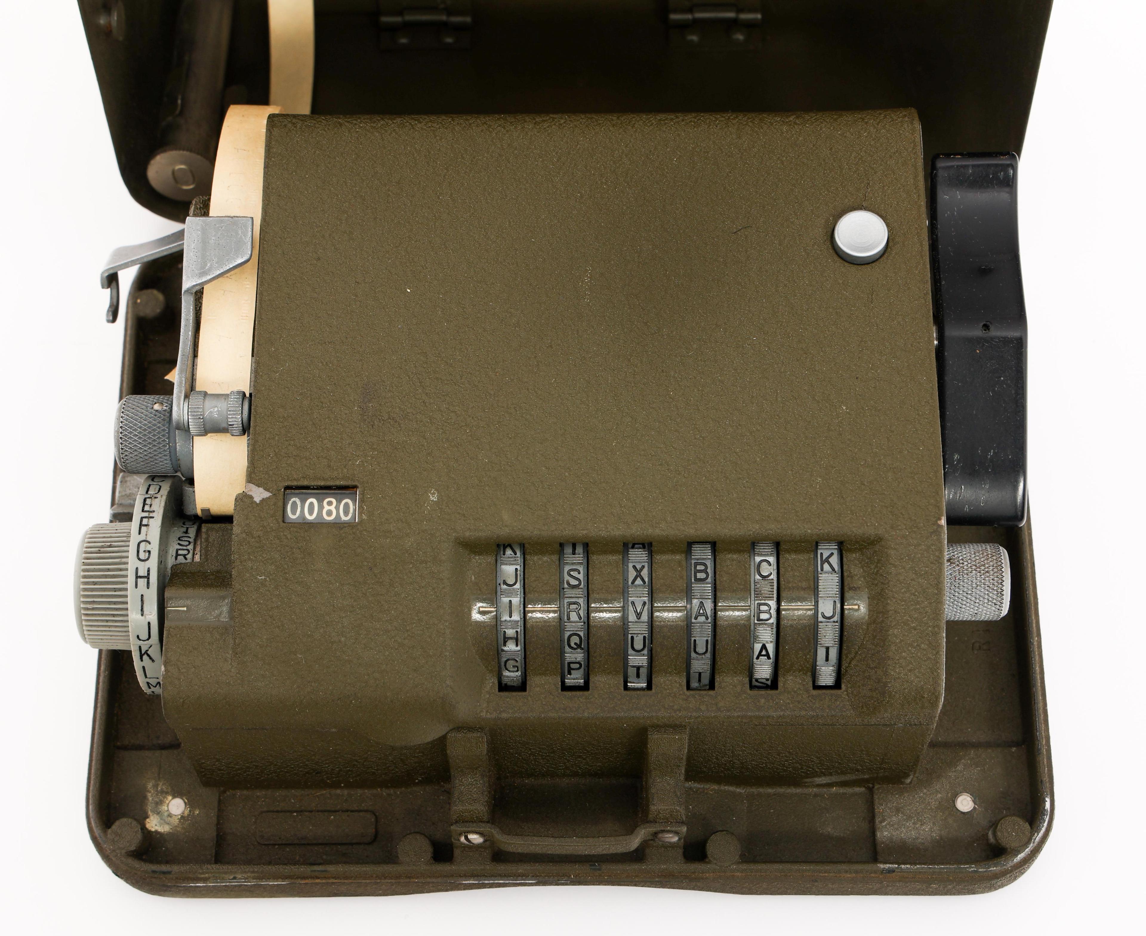 WWII US ARMY SIGNAL CORPS M-209-B CODING MACHINE
