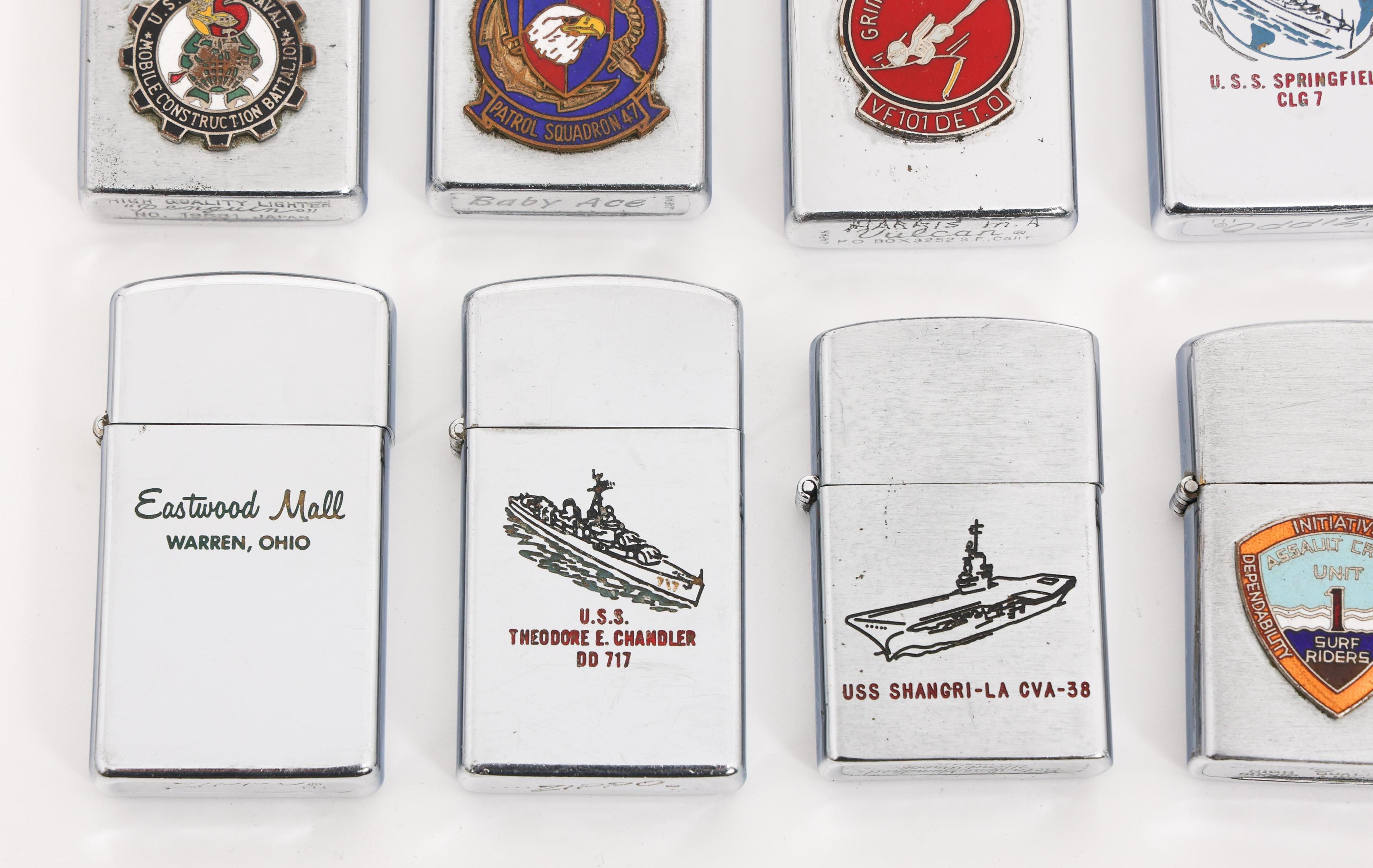 COLD WAR US NAVY CIGARETTE LIGHTERS