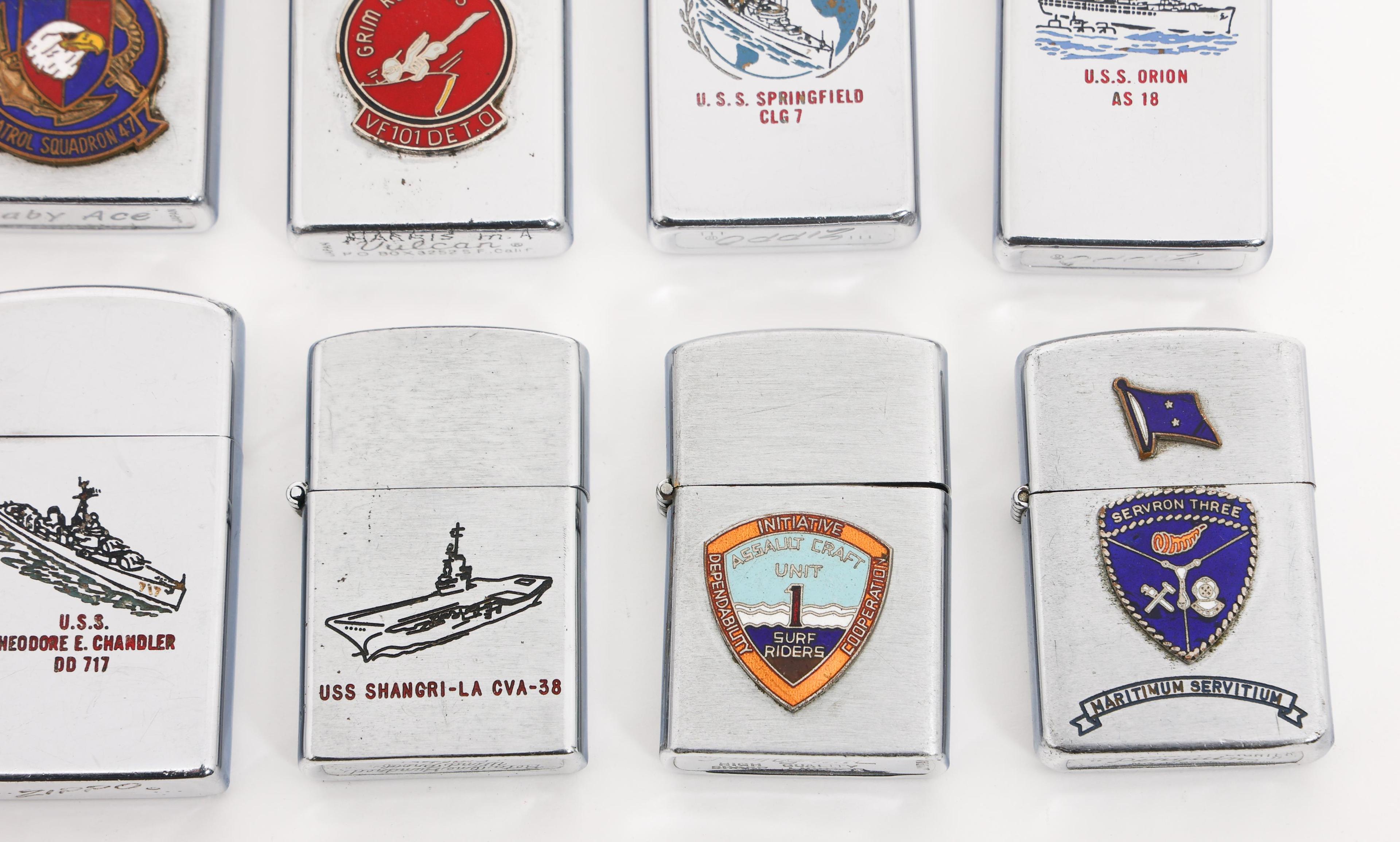 COLD WAR US NAVY CIGARETTE LIGHTERS