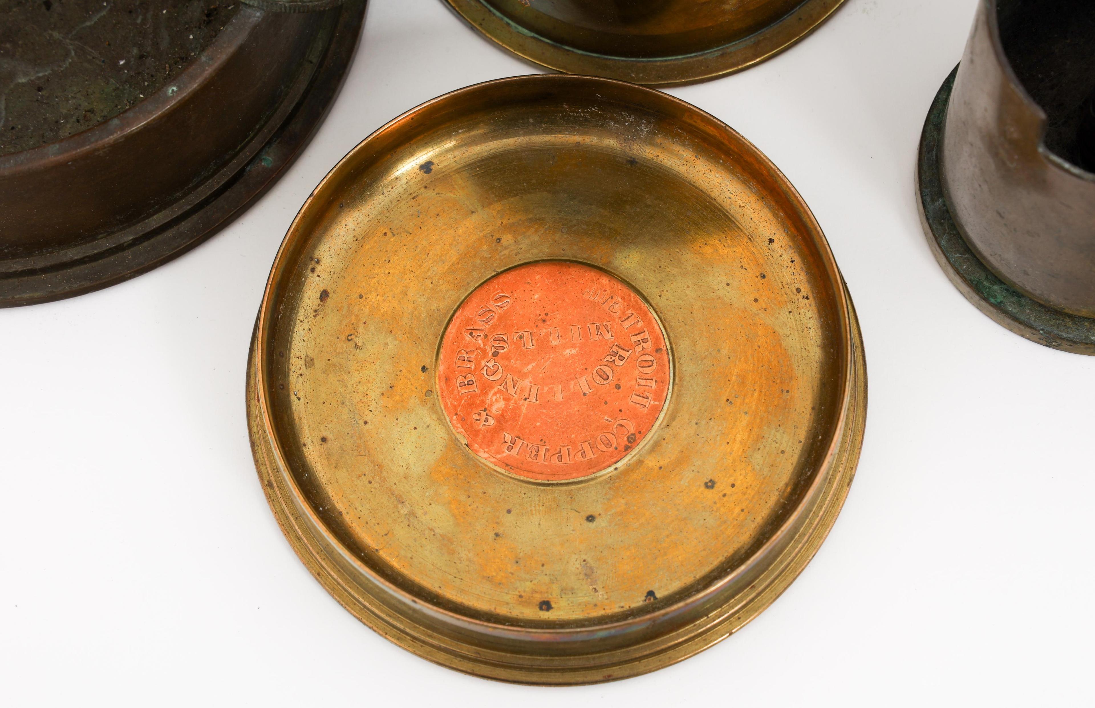 WWI - WWII WORLD MILITARY SHELL CASING TRENCH ART