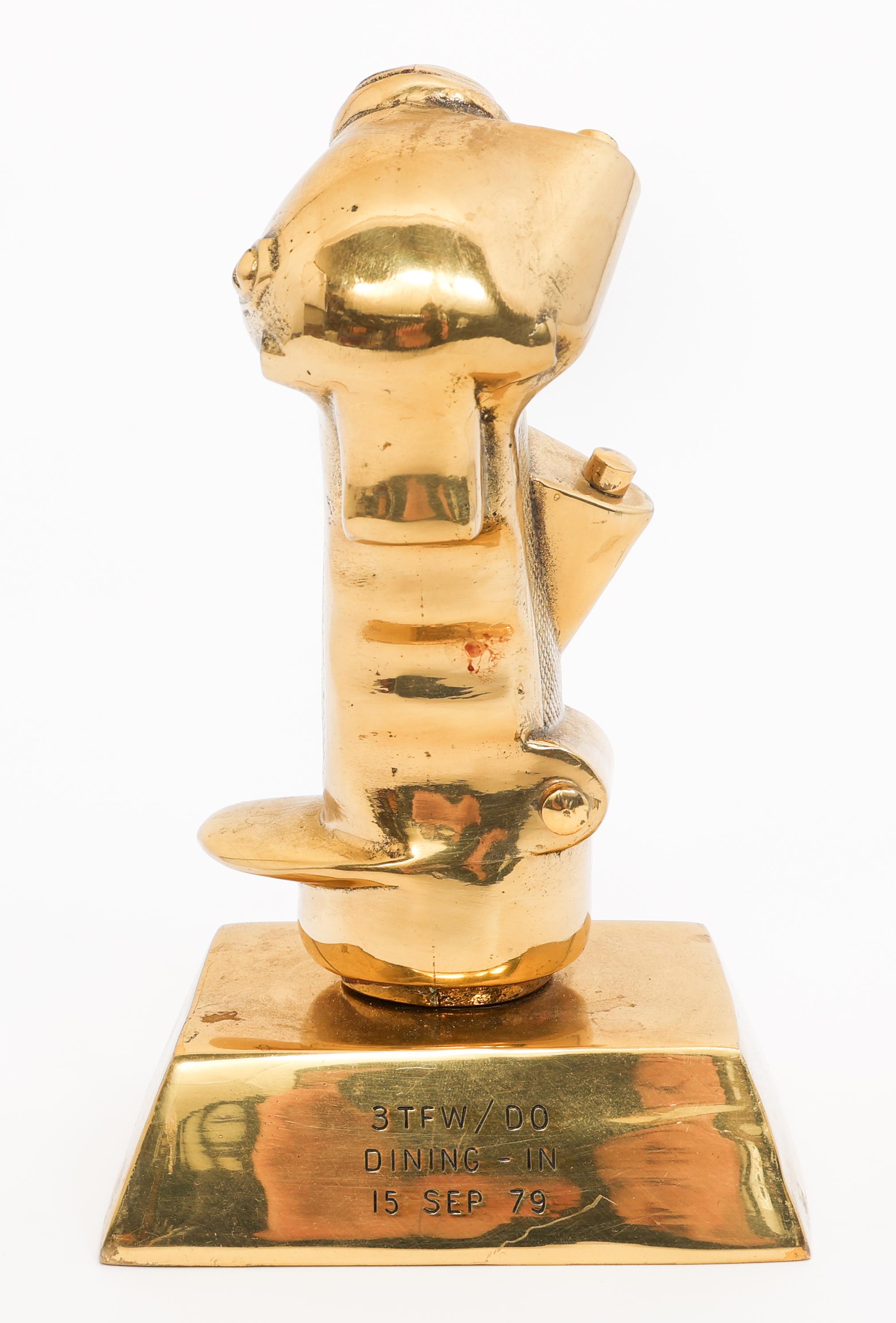 BRIG. GENERAL ROBIN OLDS F-4 PHANTOM AWARD STATUE