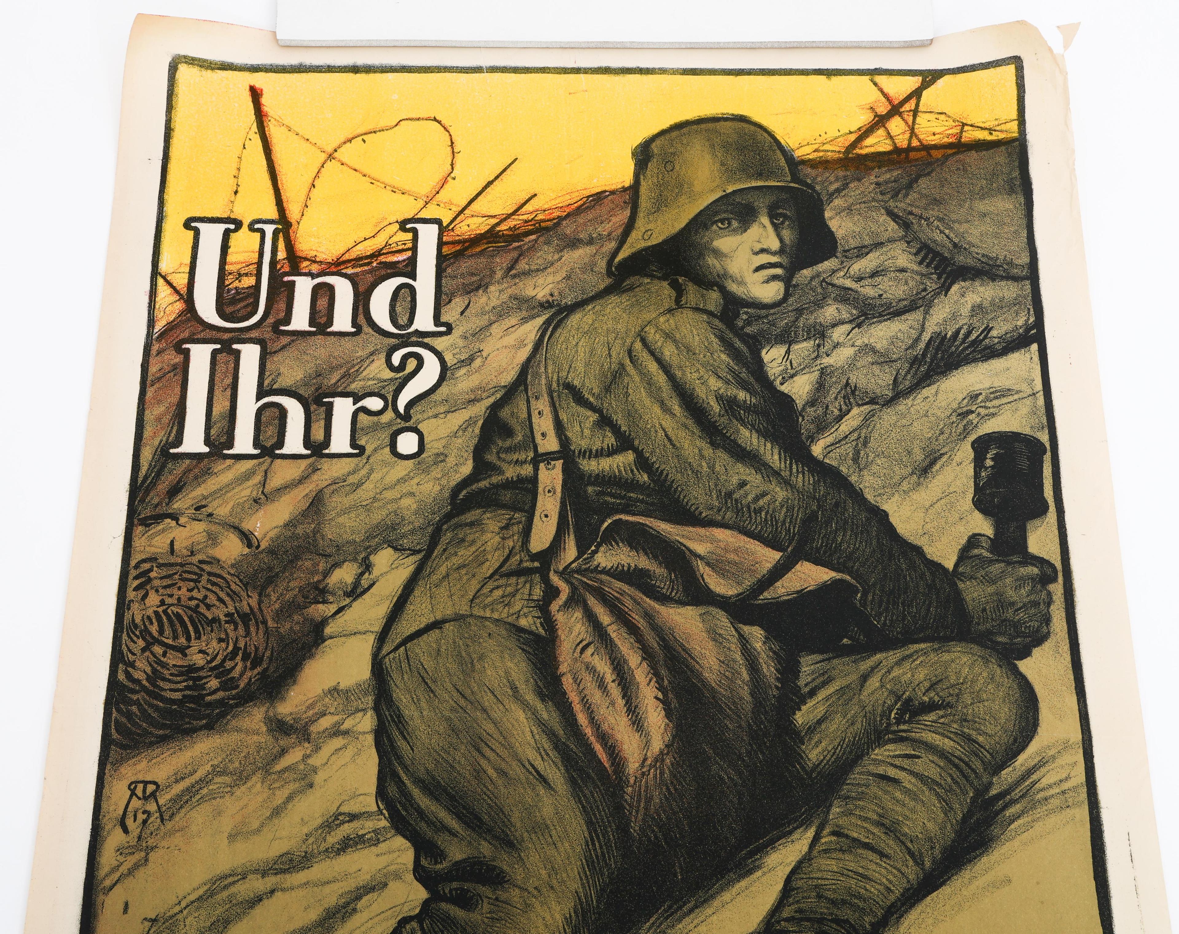 WWI IMPERIAL AUSTRIAN WAR BOND HOMEFRONT POSTER