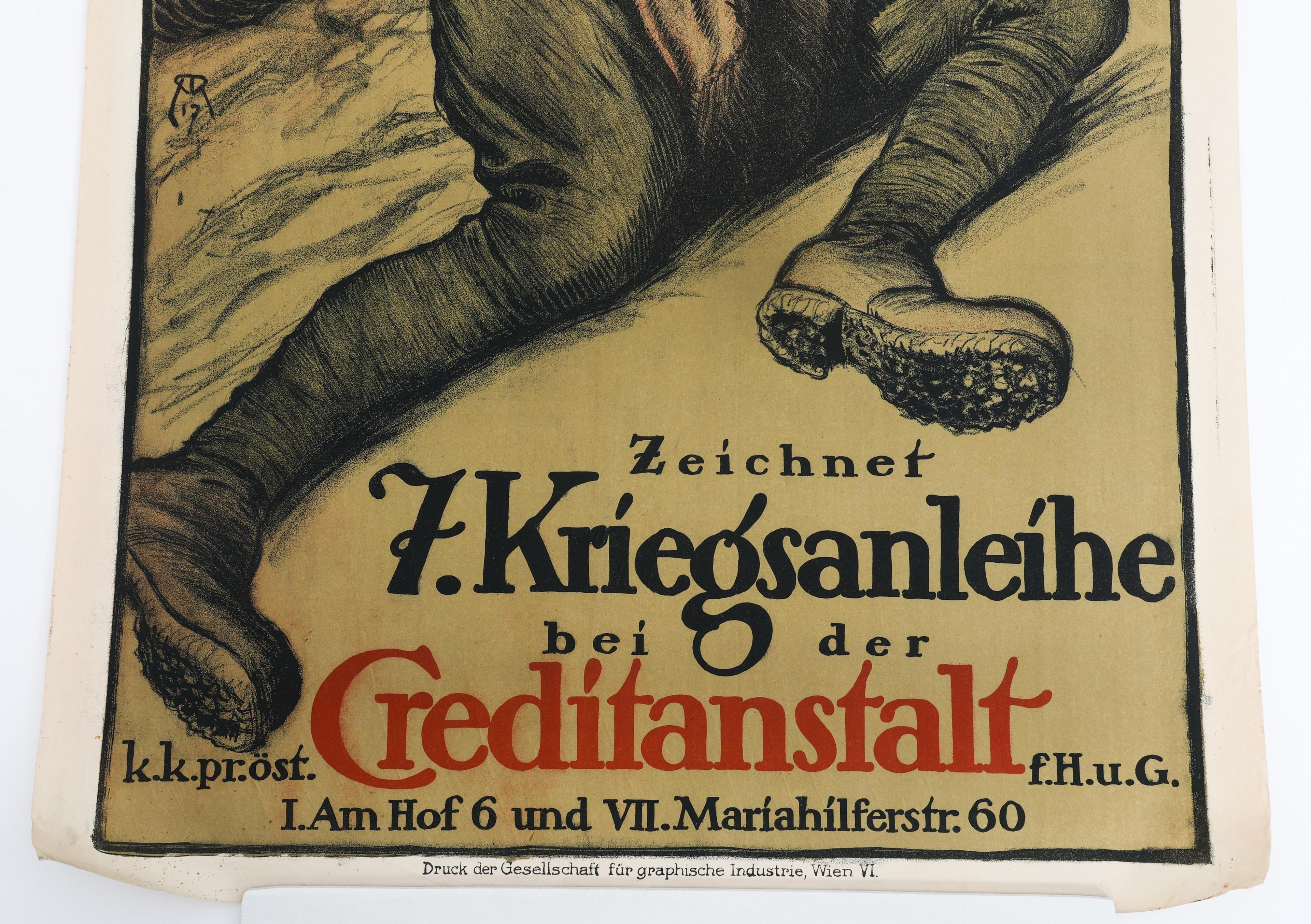 WWI IMPERIAL AUSTRIAN WAR BOND HOMEFRONT POSTER