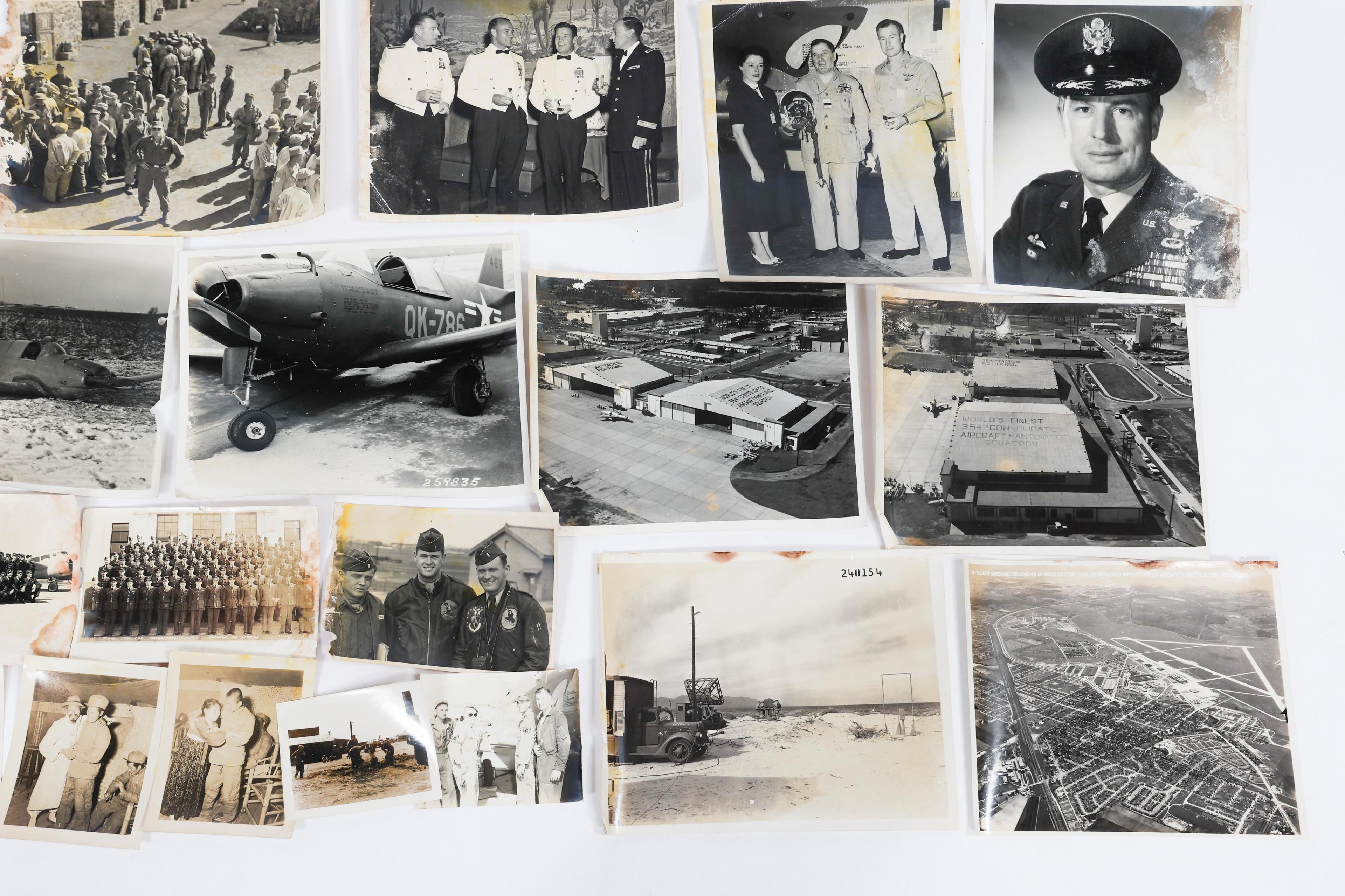 WWII - COLD WAR USAF F-100 SABRE PILOT GROUPING