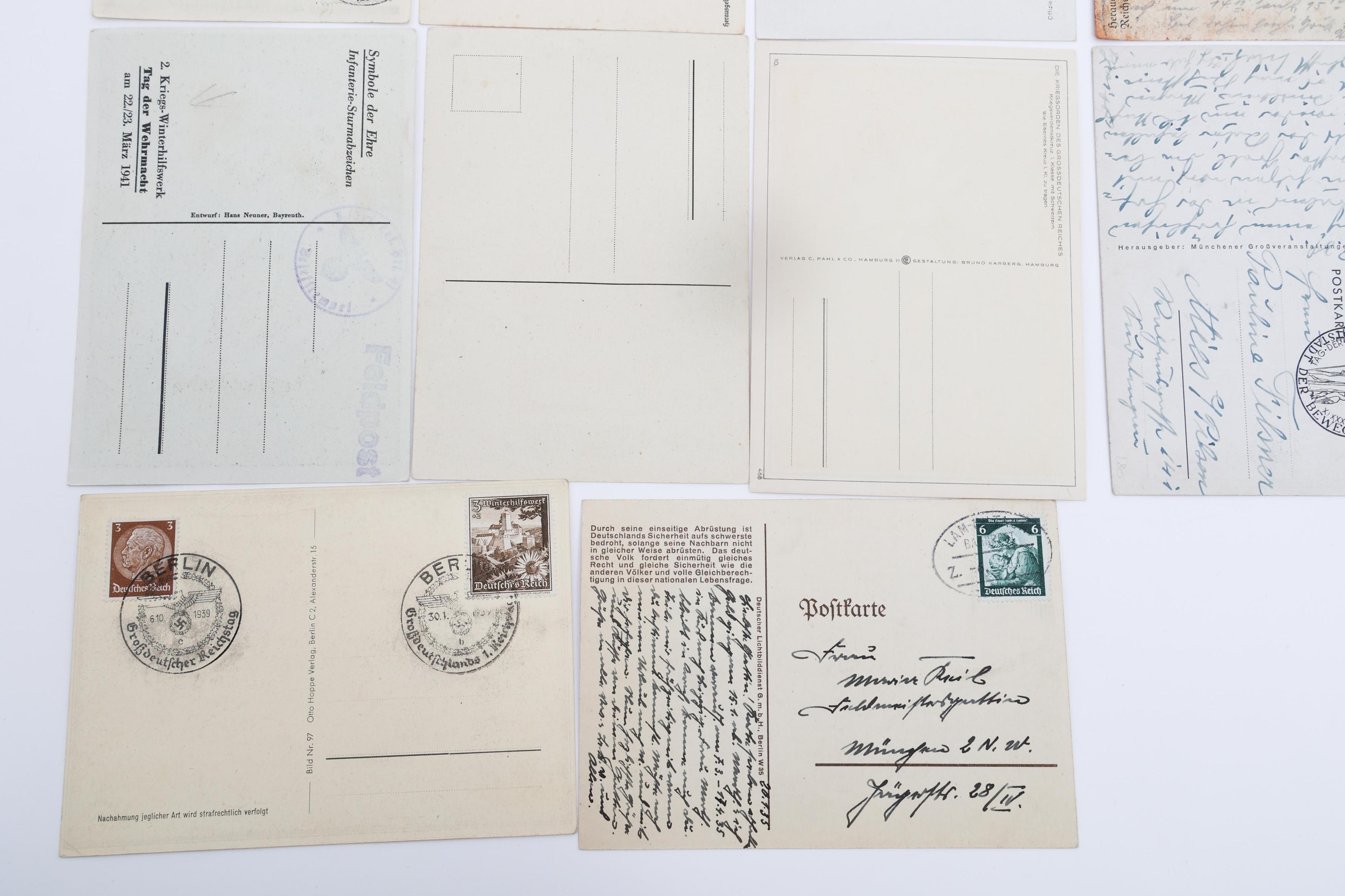 WWII GERMAN PROPAGANDA & MILITARY POSTCARDS
