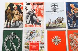 WWII GERMAN PROPAGANDA & MILITARY POSTCARDS