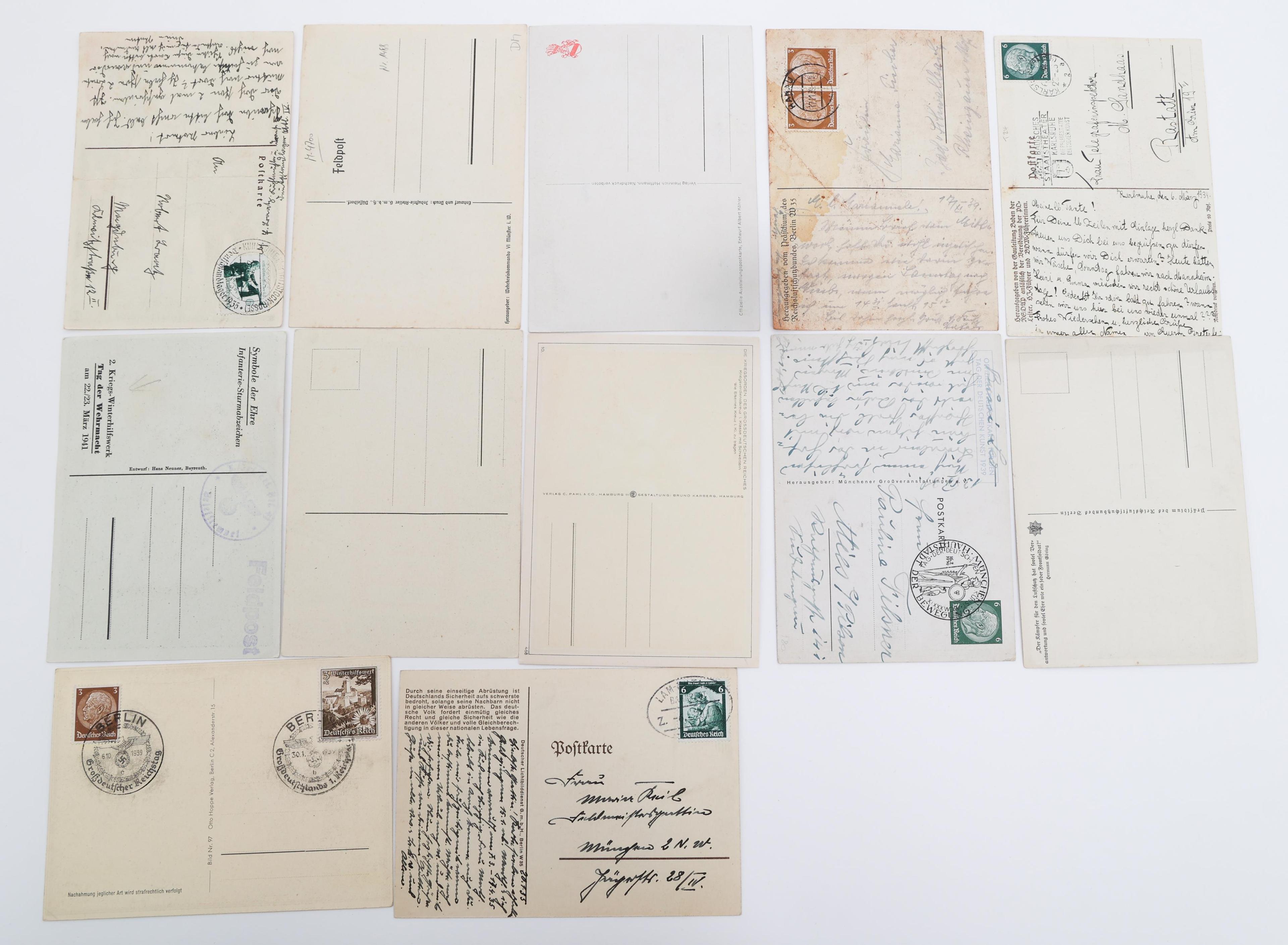 WWII GERMAN PROPAGANDA & MILITARY POSTCARDS