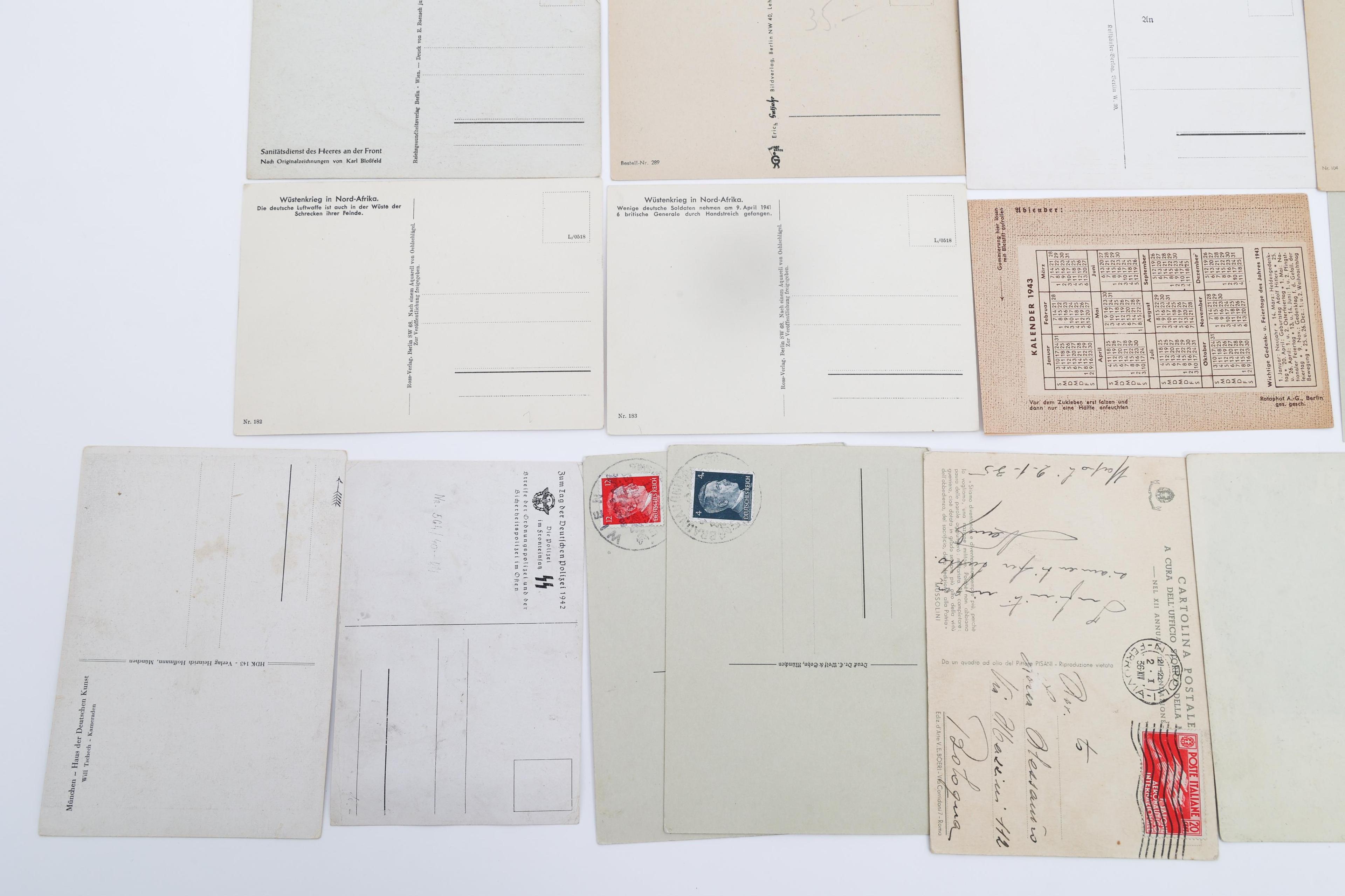 WWII GERMAN PROPAGANDA & MILITARY POSTCARDS