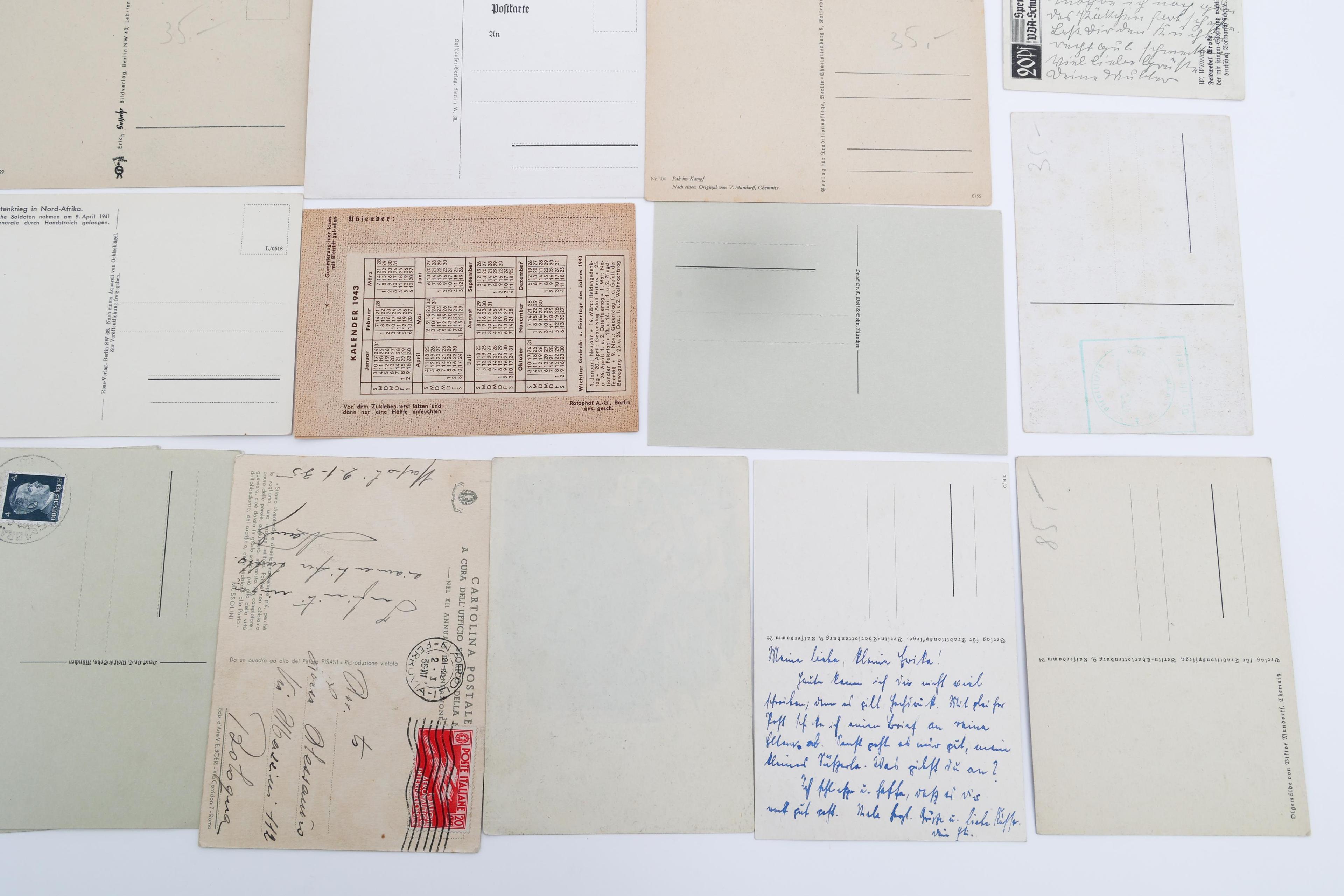 WWII GERMAN PROPAGANDA & MILITARY POSTCARDS