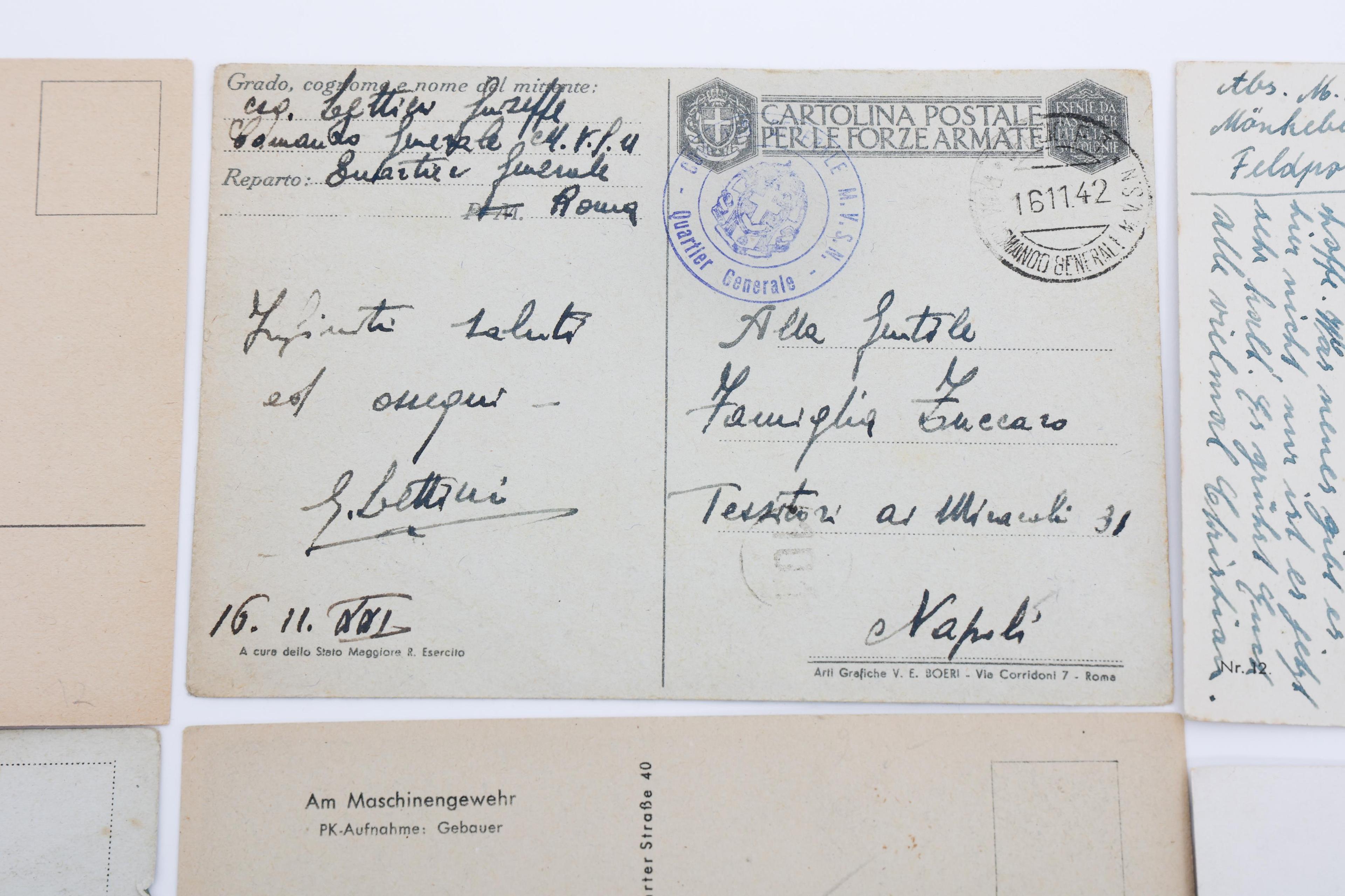 WWII GERMAN PROPAGANDA & MILITARY POSTCARDS