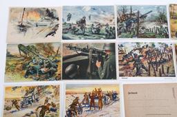 WWII GERMAN PROPAGANDA & MILITARY POSTCARDS