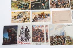 WWII GERMAN PROPAGANDA & MILITARY POSTCARDS