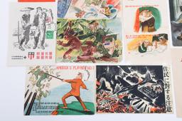 WWII US, JAPANESE, & GERMAN PROPAGANDA LEAFLETS
