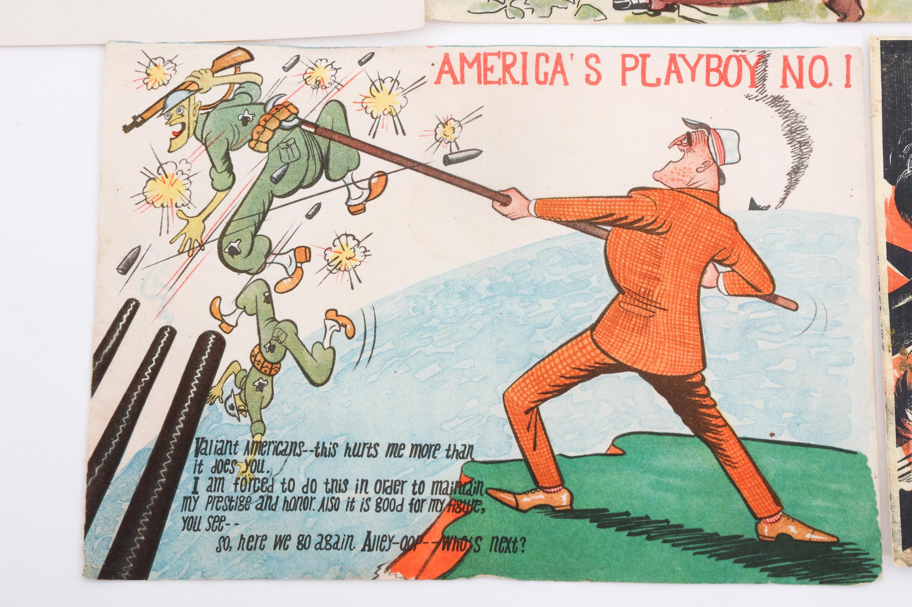 WWII US, JAPANESE, & GERMAN PROPAGANDA LEAFLETS