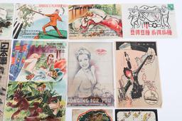 WWII US, JAPANESE, & GERMAN PROPAGANDA LEAFLETS
