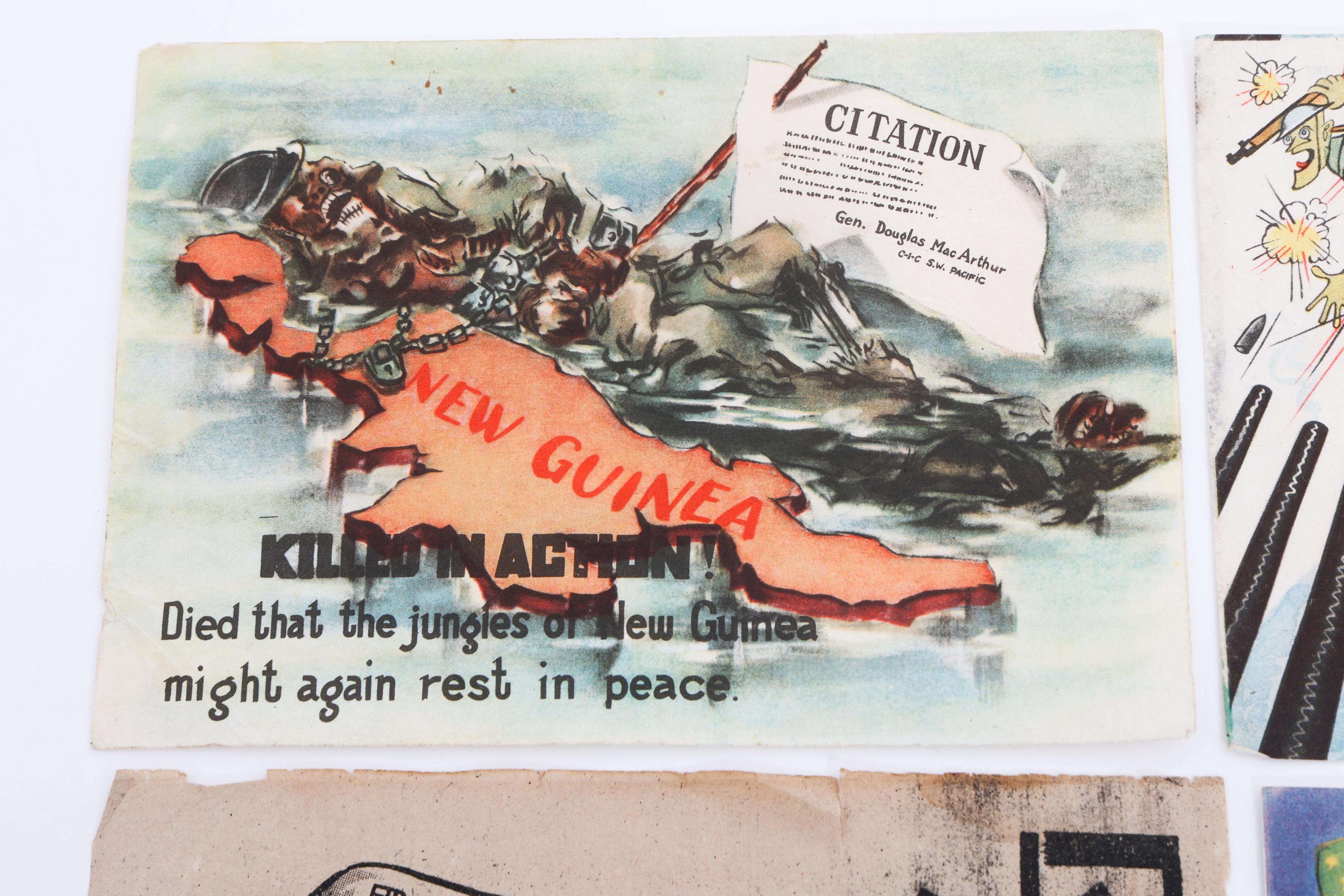 WWII US, JAPANESE, & GERMAN PROPAGANDA LEAFLETS