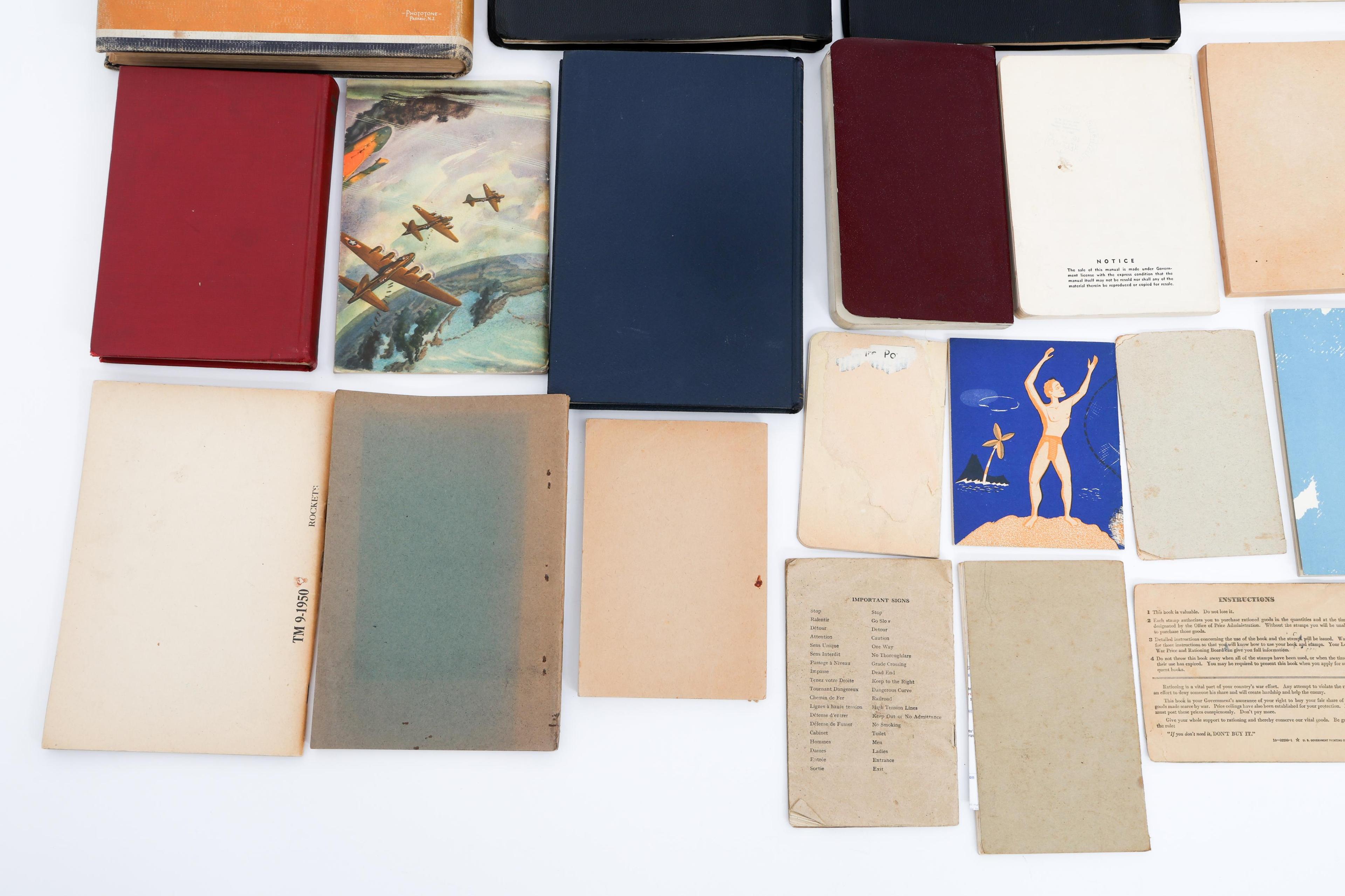 WWII US ARMED FORCES FIELD & TRAINING MANUALS