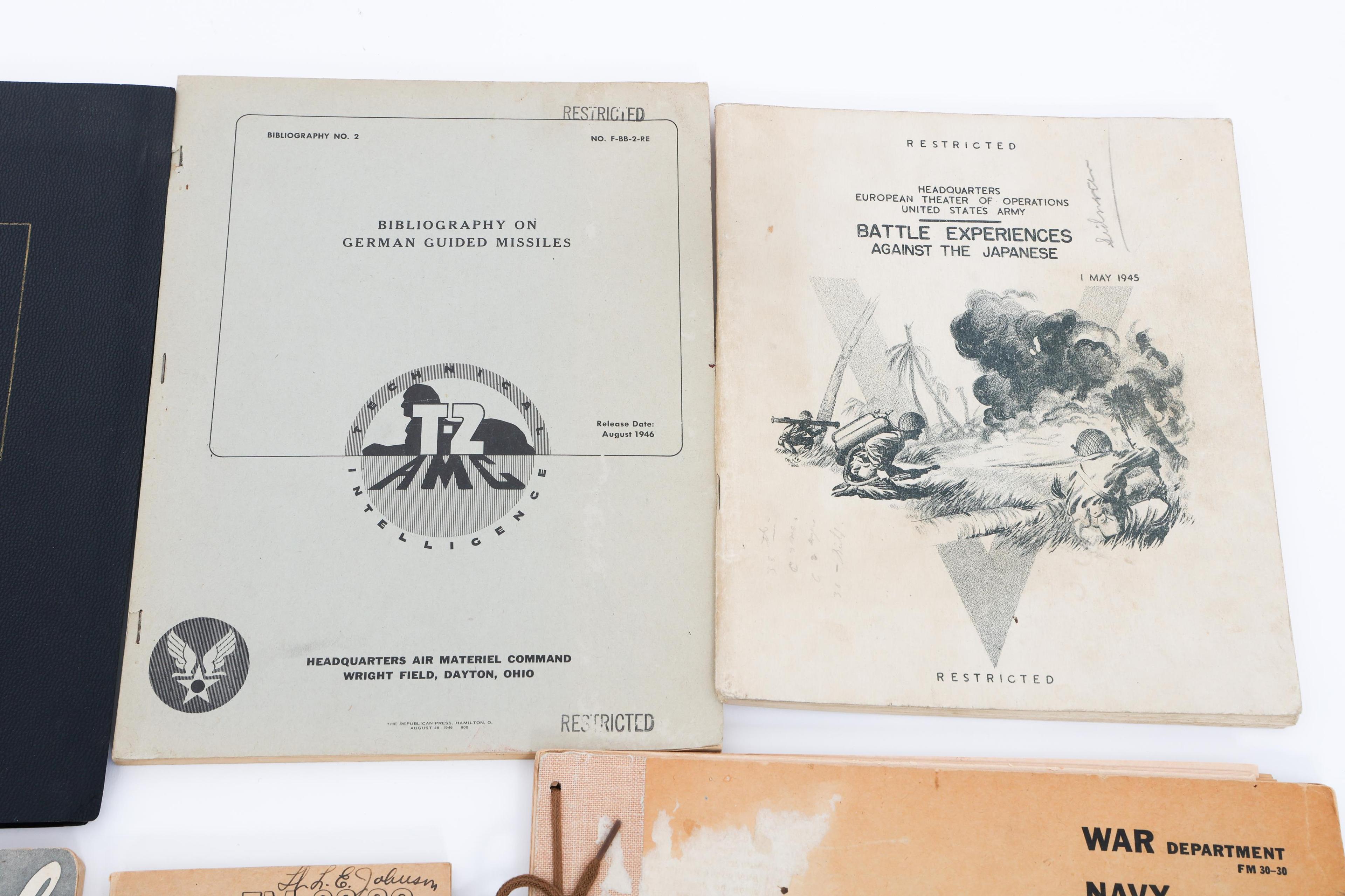 WWII US ARMED FORCES FIELD & TRAINING MANUALS