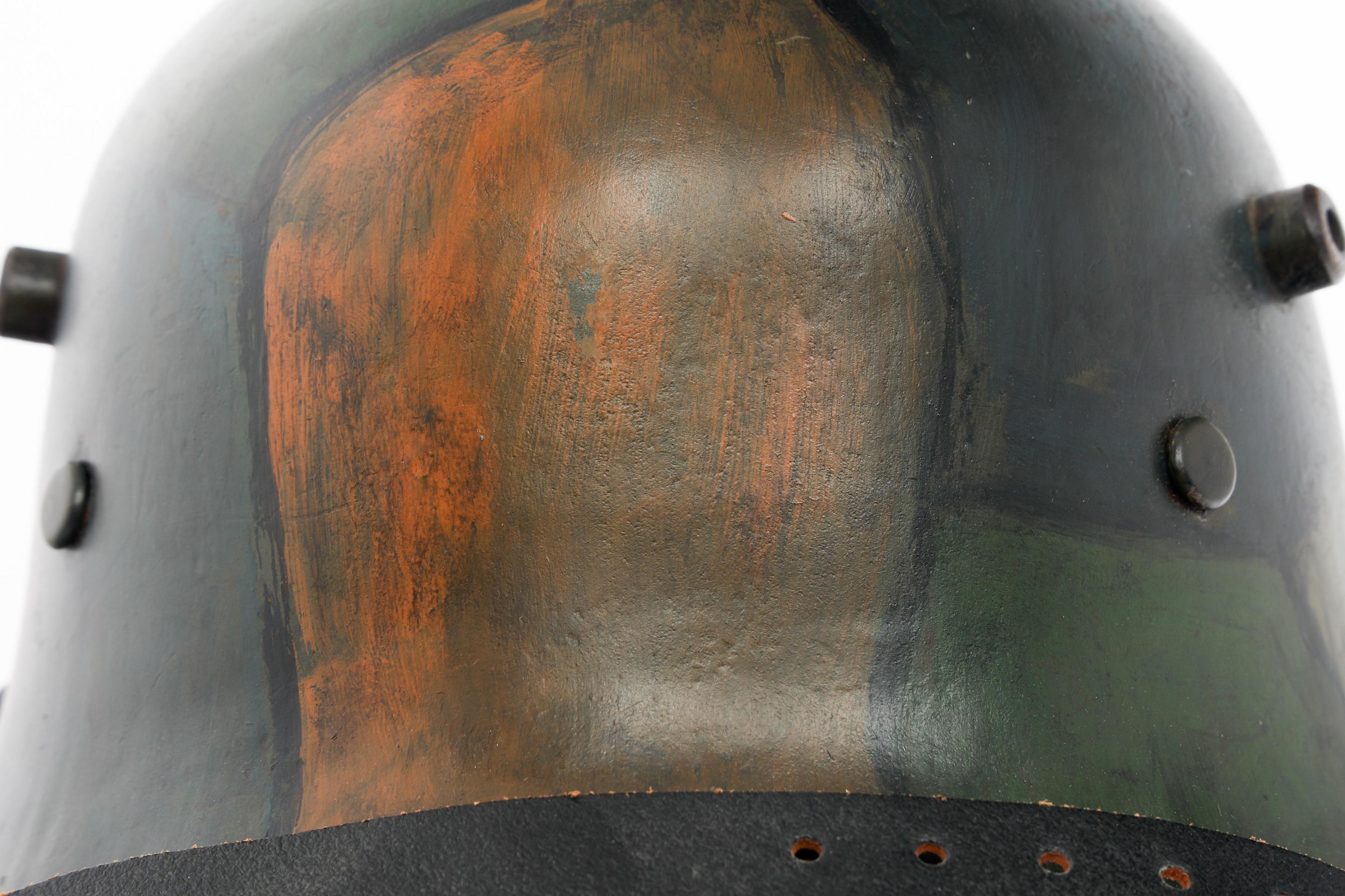 WWI IMPERIAL GERMAN M18 REFURBISHED COMBAT HELMET