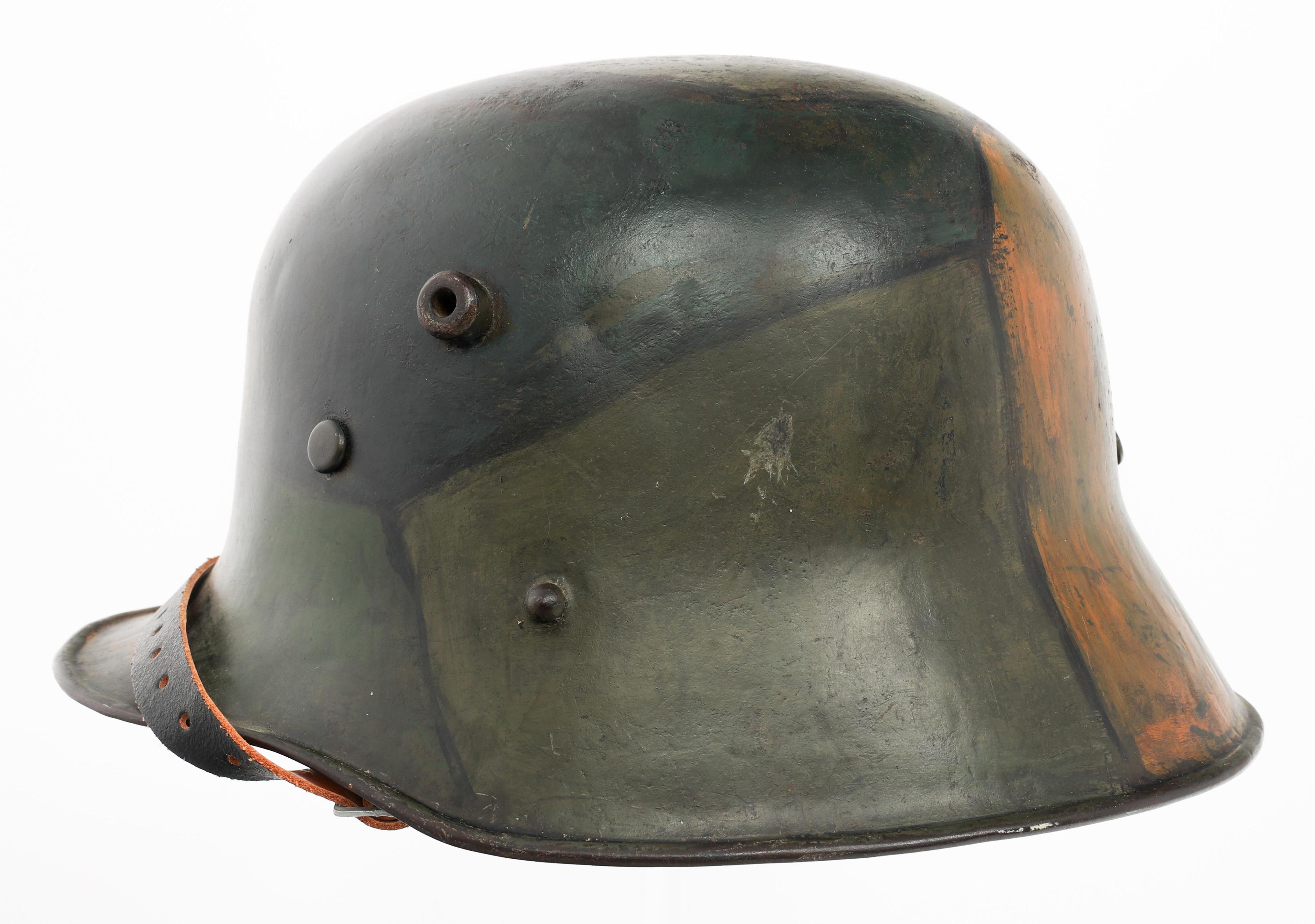 WWI IMPERIAL GERMAN M18 REFURBISHED COMBAT HELMET
