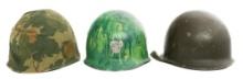 KOREAN WAR - VIETNAM WAR US ARMY M1 HELMETS