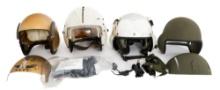 COLD WAR US HGU, APH, SPH HELMETS SHELLS & PARTS