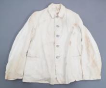 WWII GERMAN WHITE DRILLICH TUNIC