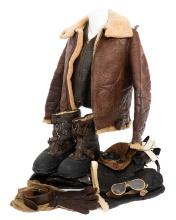WWII USAAF TYPE B-3 JACKET & COLD WEATHER GEAR