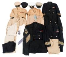 WWII - COLD WAR USN OFFICER & NCO UNIFORM ITEMS