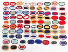 WWII - COLD WAR US ARMY JUMP WINGS & OVAL PATCHES
