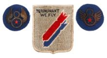 WWII USAAF 381st BOMB GROUP & 8TH AF PATCHES