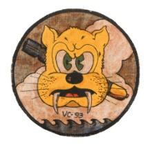 WWII USN WILDCAT FIGHTERS VC-93 SQUADRON PATCH