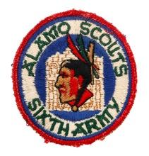 WWII US ARMY ALAMO SCOUTS SIXTH ARMY PATCH