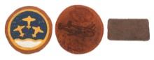 WWII USAAF 402nd BS & P-38 FIGHTER LEATHER PATCHES