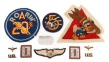 WWII USAAF 389th BOMB SQUAD PATCH & INSIGNIA GROUP