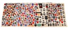 WWII US ARMY, NAVY & MARINE CORPS PATCH BANNER