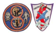 KOREAN WAR USN VF-23 & CVG-8 THEATER MADE PATCHES