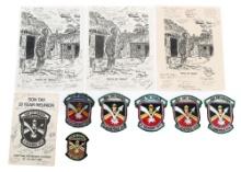 VIETNAM WAR US SON TAY RAID PATCHES & SIGNATURES