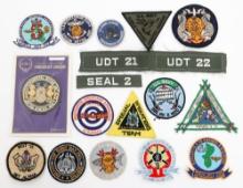 VIETNAM - COLD WAR US NAVY & SEAL TEAM 2 PATCHES