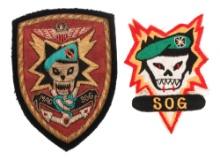 VIETNAM WAR US MACV-SOG REUNION & SOG PATCHES