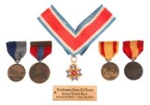 NAMED MEDALS OF REAR ADMIRAL DANIEL D.V. STUART