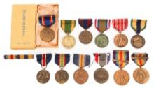 SPAN-AM WAR - WWI US CAMPAIGN & VICTORY MEDALS