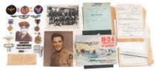 WWII USAAF 703rd BOMB SQUAD NAMED DFC GROUPING